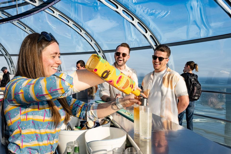 Brighton: Sky Bar I360 Entry Ticket With One Drink - Weather Guarantee