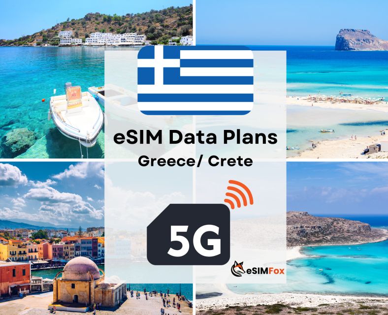 Crete: Greece/ Europe Esim Internet Data Plan High-Speed - QR Code Usage