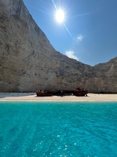 Zakynthos: Boat Tour to Shipwreck, Blue Caves, & White Beach - Glass-Bottom Boat Experience