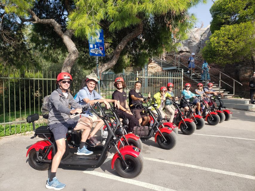 Athens: Guided City Tour by Electric Scooter or E-Bike - Learn About Athens Past