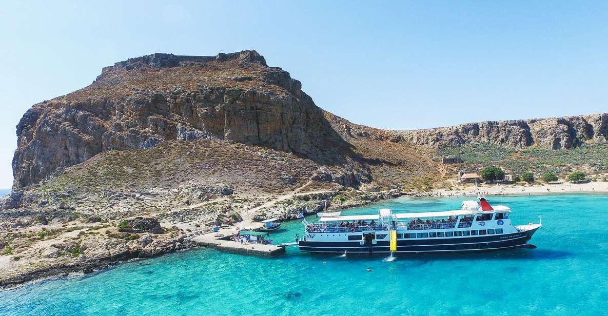 From Kissamos Port: Boat Cruise to Balos Lagoon & Gramvousa - Island Exploration