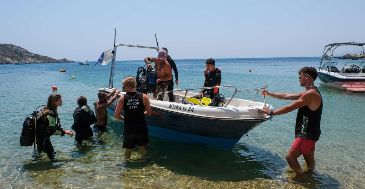 Mylopotas: Boat Cruise and Shipwreck Scuba Diving - Common questions