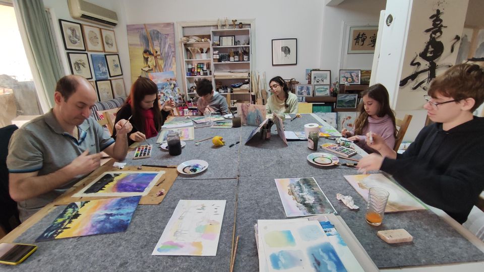 Athens: Watercolor Painting Workshop With Acropolis - Common questions