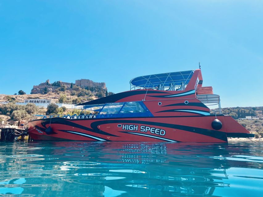 Rhodes Town: High-Speed Boat Trip to Lindos - Common questions
