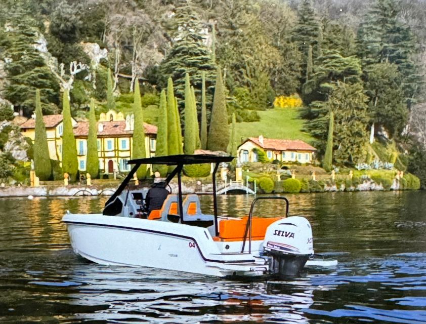 Lake Como: 1 Hour Private Boat Tour With Driver - Key Points