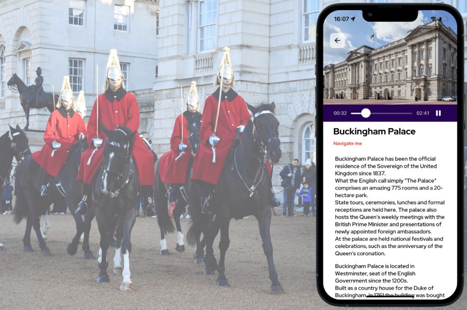 London: Royal History Walk Self Guided Tour - Key Points