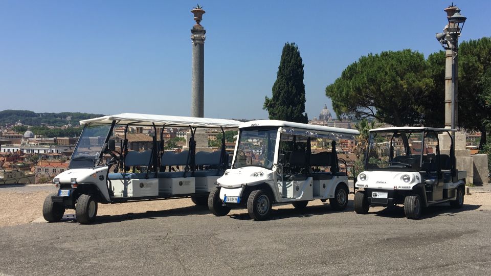 Rome: 4-Hour Private Afternoon Golf Cart City Tour - Key Points