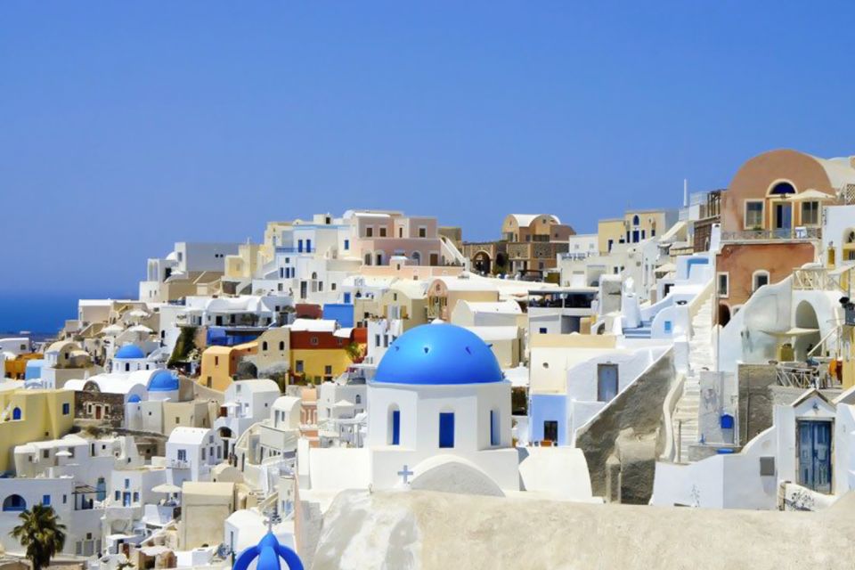 Santorini Island Bus Tour and Caldera Sunset Cruise - Tour Details