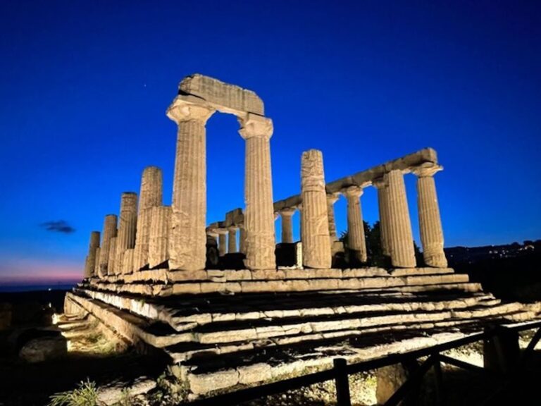 Agrigento: Valley of Temples Private Tour Under the Stars