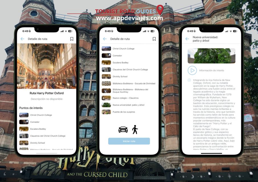 App Self-guided London – Harry Potter Oxford