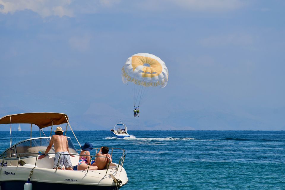 1 corfu parasailing adventure near corfu town Corfu: Parasailing Adventure Near Corfu Town