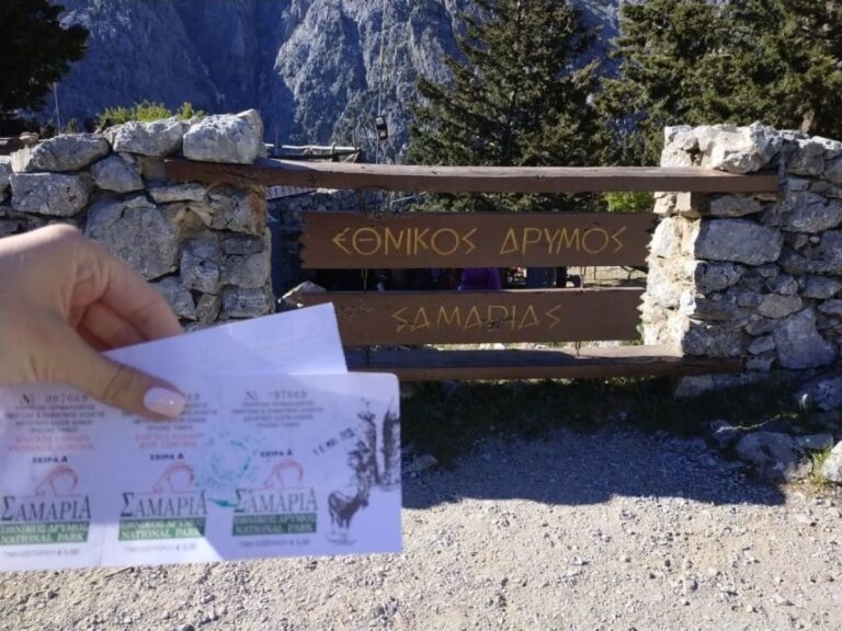 From Georgioupolis: Roundtrip Transfer to Samaria Gorge