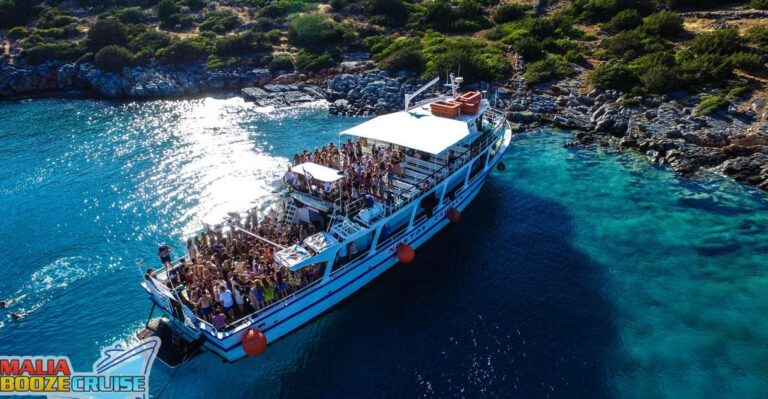 Malia: Booze Cruise Boat Party With Live Dj