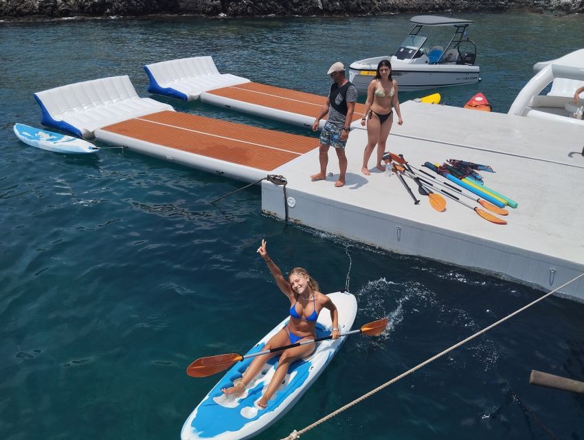 Rhodes: Boat Cruise With Food, Drinks, Sup, Kayak & Swimming