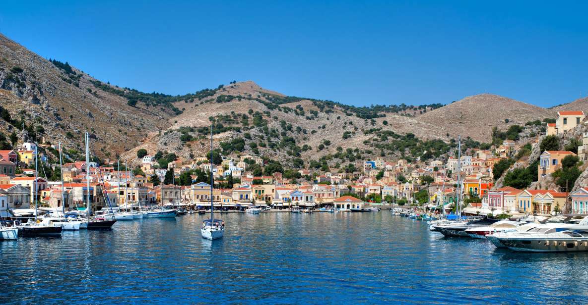 1 rhodes boat trip to symi island with swimming at st george Rhodes: Boat Trip to Symi Island With Swimming at St. George