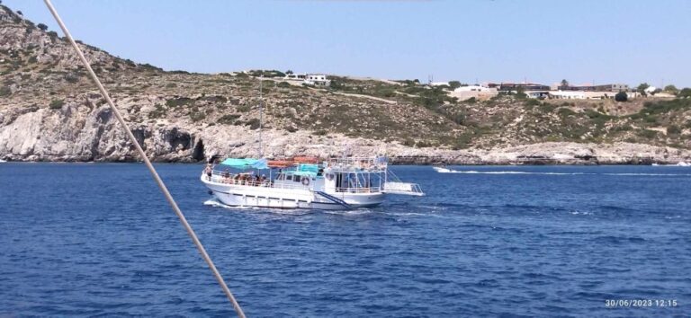 Rhodes: Pleasure Cruise for Swimming and Snorkeling