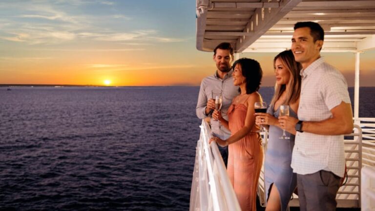 Rhodes: Sunset Cruise With Live Music, Wine & Greek Buffet