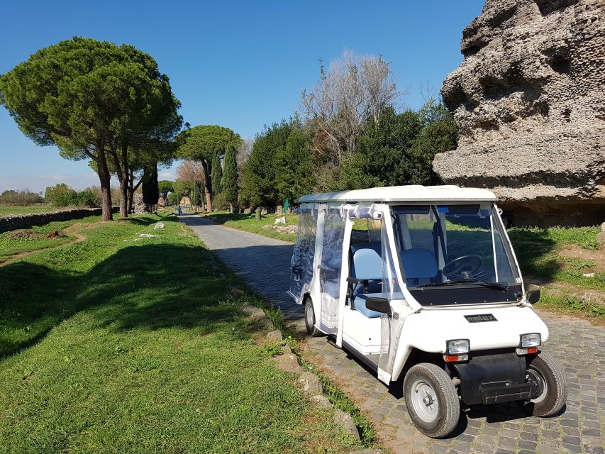 1 rome appian way golf cart charter with driver Rome: Appian Way Golf Cart Charter With Driver