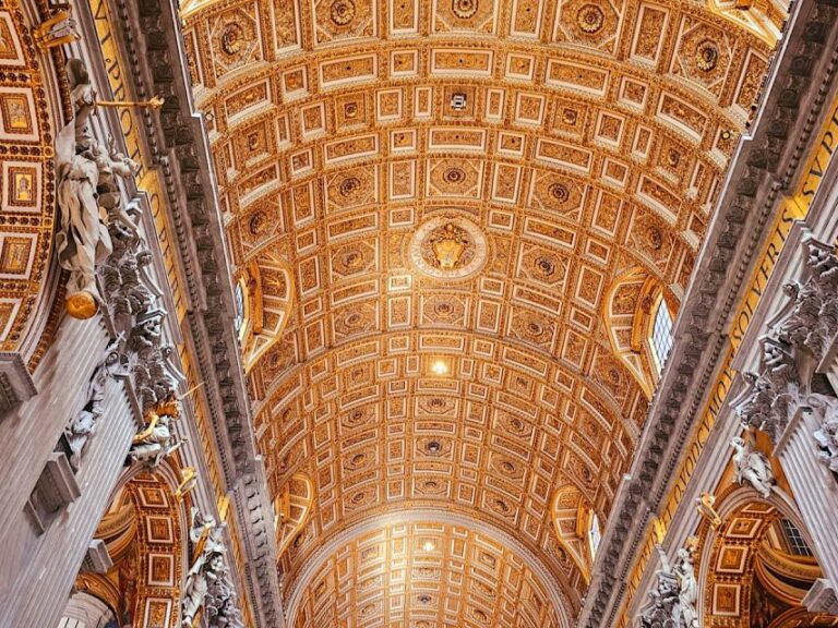 Rome: St Peters Basilica & Papal Tombs Tour With Dome Climb