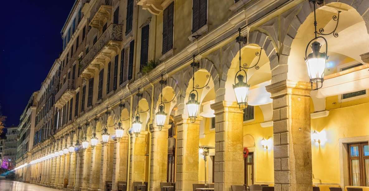 1 small group corfu evening walking tour with a glass of wine Small Group: Corfu Evening Walking Tour With a Glass of Wine