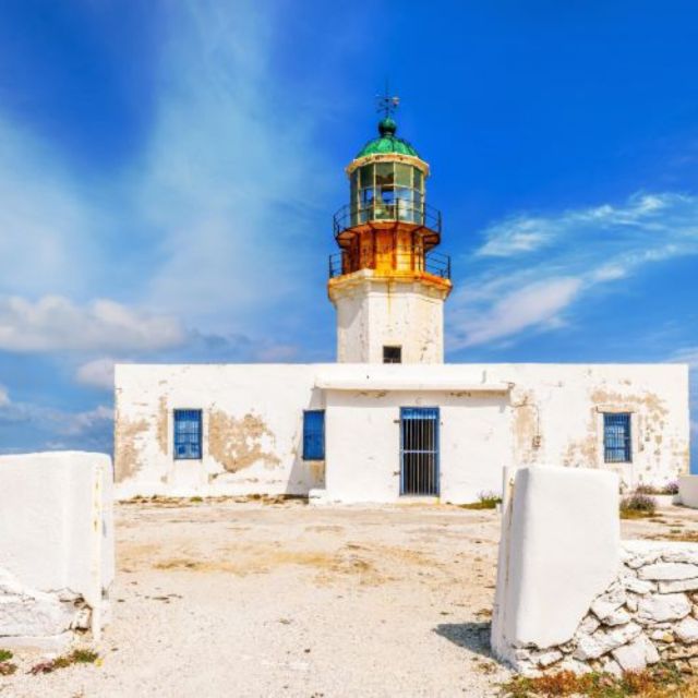 Sunset Armenistis Lighthouse Visit