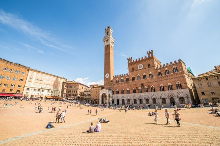 Tuscany: Full-Day Luxury Minivan Tour With Siena and Pisa