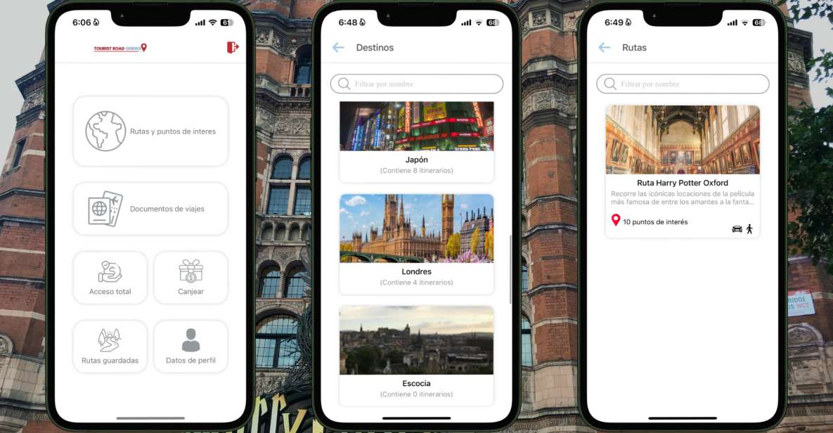 App Self-guided London - Harry Potter Oxford - Language Options and Accessibility