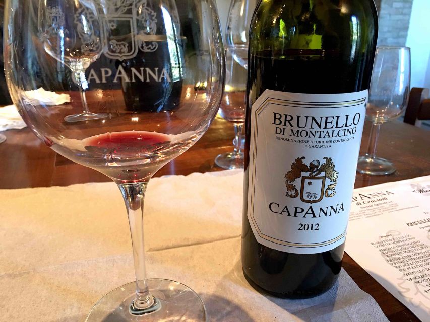 Brunello Montalcino Full-Day Wine Tour From Florence - Itinerary