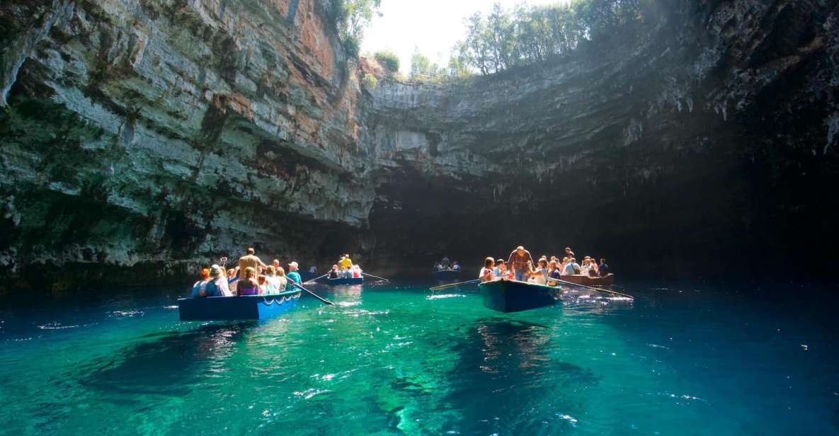 From Argostoli: Melissani Lake, Myrtos Swim & Local Tastings - Experience