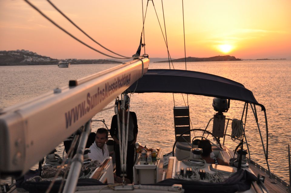 Mykonos: Sunset Yacht Cruise for Adults-Only With Transfers - Important Information