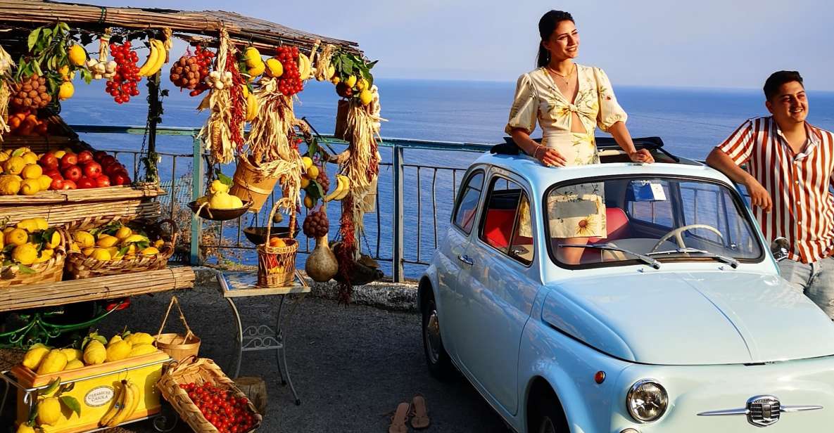 Positano/Praiano: Iconic Fiat 500 Private Amalfi Coast Tour - Pricing and Duration