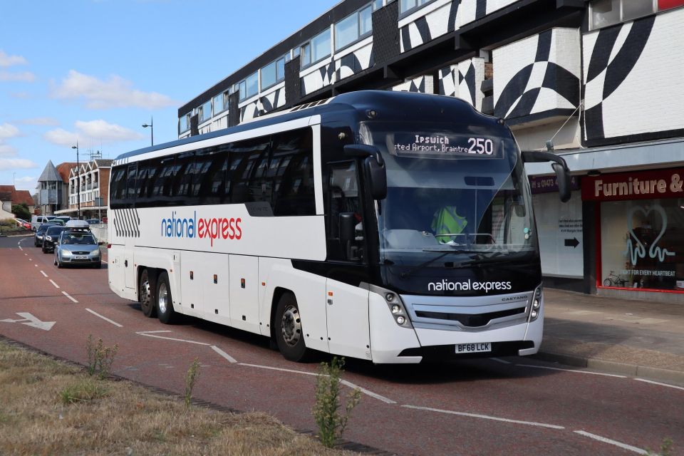 Stansted Airport: Bus Transfer Service From/To Leicester - Transport Duration and Facilities