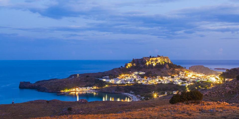 From Rhodes City: Evening Bus Trip to Lindos - Itinerary Highlights