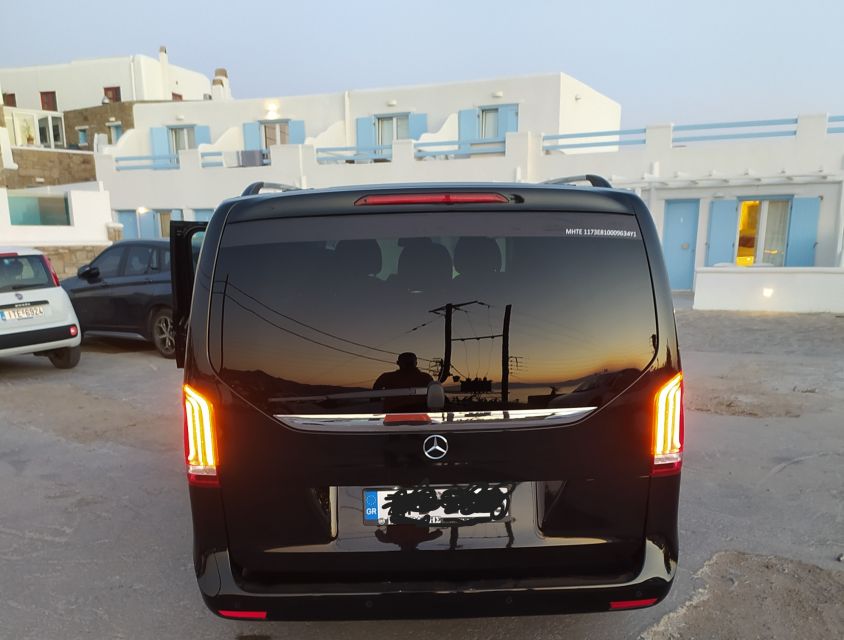 Mykonos Airport Pick up or Drop off - Luxurious Vans