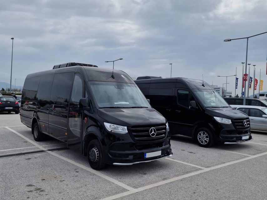 Rafina Port to Athens City Easy Transfer Van and Minibus - Vehicle Specifications