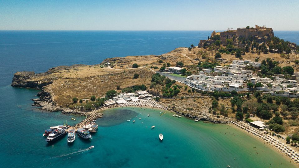 Rhodes Town: Scenic Cruise to Lindos With Swim Stops - Duration and Schedule