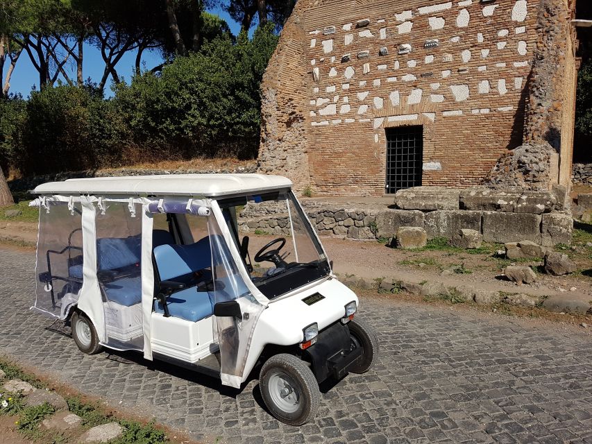 Rome: Appian Way Golf Cart Charter With Driver - Inclusions