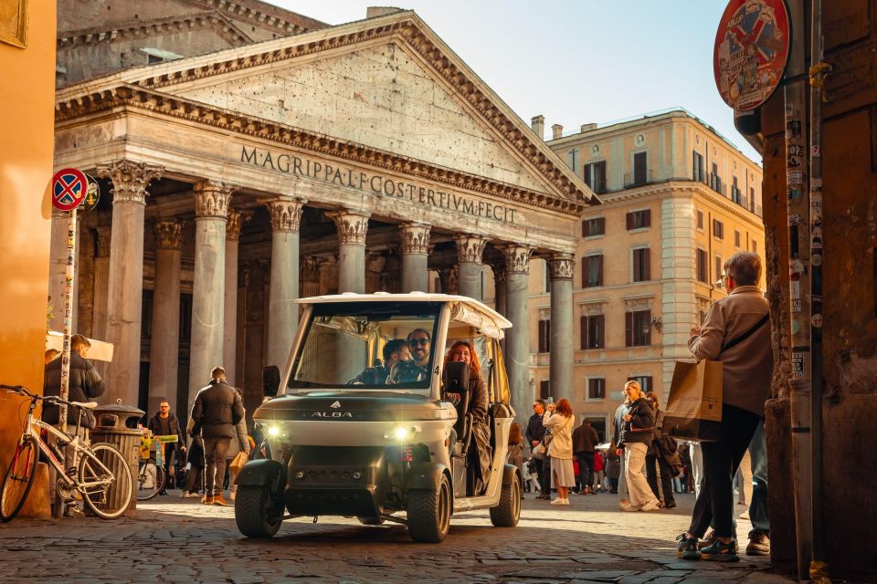 Rome: City Sightseeing Tour by Golf Cart - Description