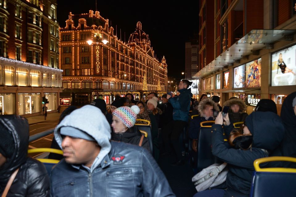 London: London by Night Sightseeing Open-Top Bus Tour - Important Information