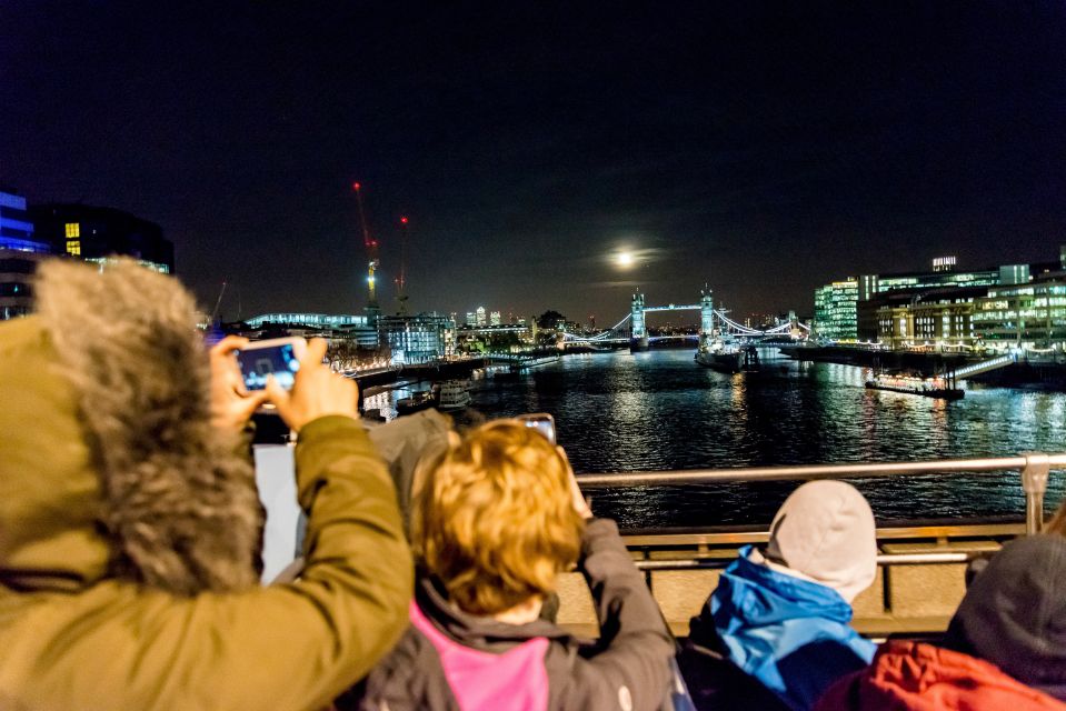 London: Nighttime Open-Top Bus Sightseeing Tour - Important Information