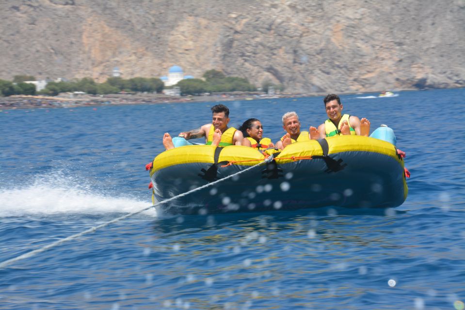 Thrill Waves Tubing at Perivolos Beach, Santorini - Duration