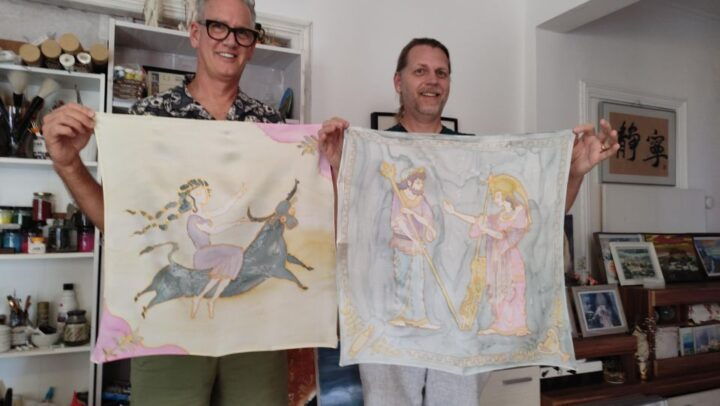 Create Your Own Greek Silk Scarf Souvenirs - Inclusions