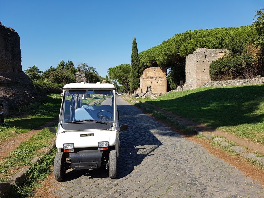 Rome: Appian Way Golf Cart Charter With Driver - Common questions