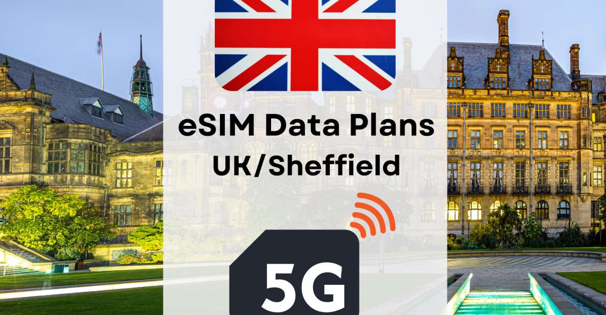 Sheffield: Esim Internet Data Plan for United Kingdom UK 4G - Important Reminders and Considerations