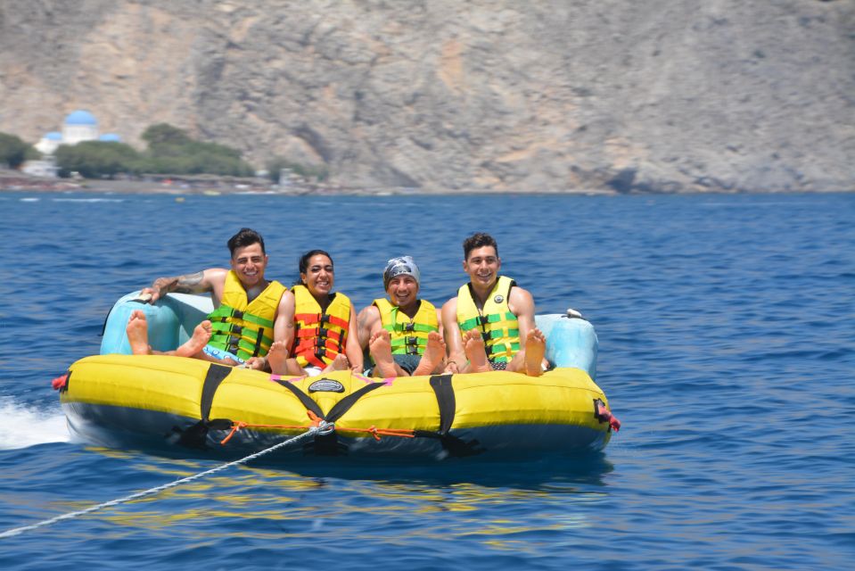 Thrill Waves Tubing at Perivolos Beach, Santorini - Common questions