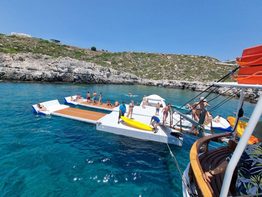 Rhodes: Boat Cruise With Food, Drinks, Sup, Kayak & Swimming - Common questions