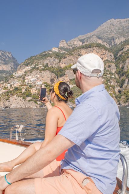 Amalfi Coast Premium Boat Tour From Sorrento Max 8 People - Key Points