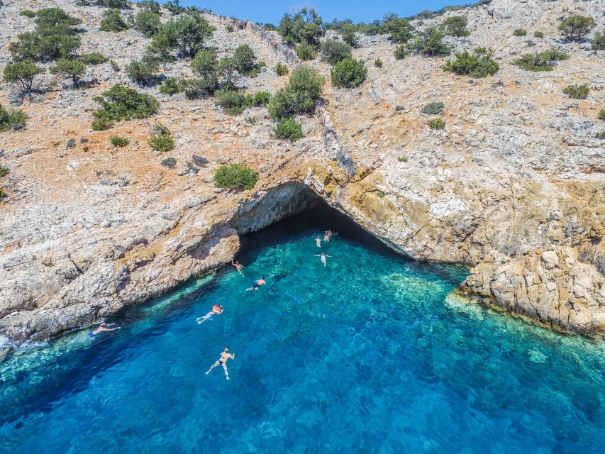 From Ag Anna: Rinas Cave and Ano and Kato Koufonisi Cruise - Tour Details