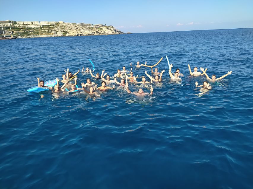 Rhodes: Pleasure Cruise for Swimming and Snorkeling - Key Points