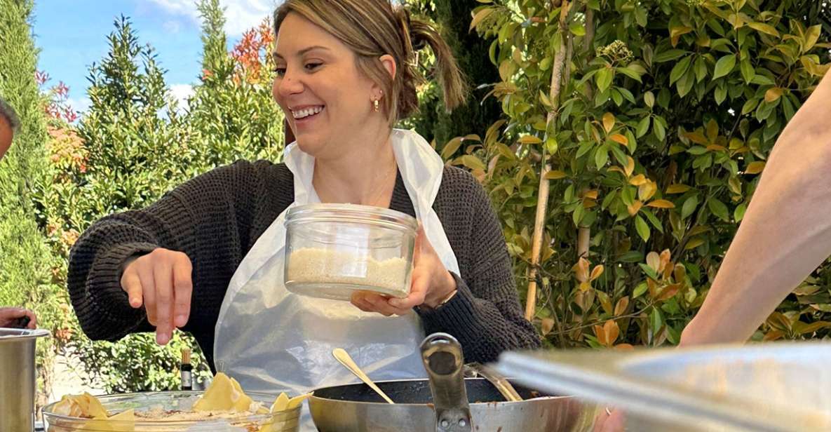 San Gimignano Outdoor Cooking Class & Wine Tasting in Winery - Key Points